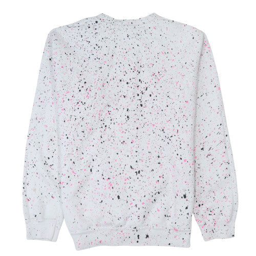 Disney Women's White Mickey Mouse Graphic Pullover Sweatshirt M