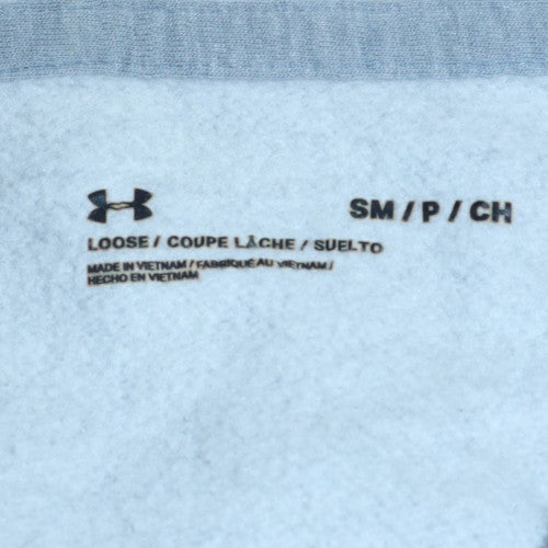 Under Armour Men's Grey Full Zip Hoodie Size S Loose Fit