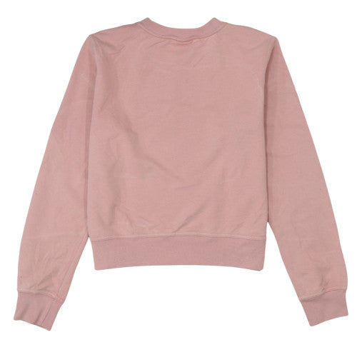 Nike Womens Pink Dri-FIT Crew Neck Pullover Sweatshirt Size S