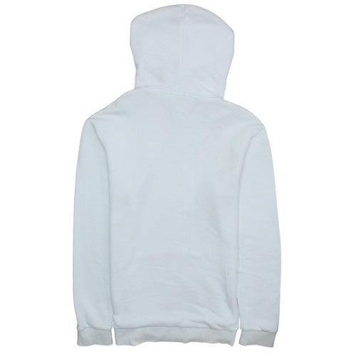 Adidas Men's White Pullover Hoodie S Regular Fit Sports Fleece