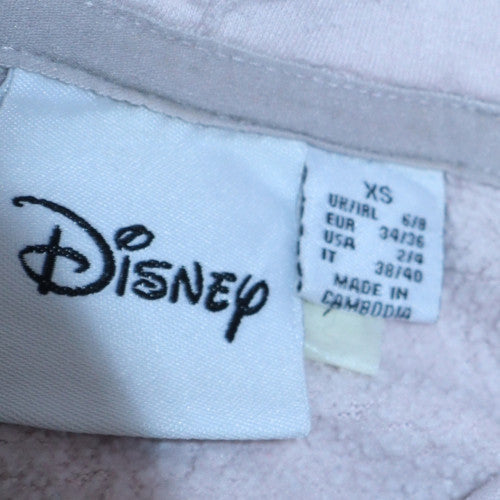 Disney Womens Pink Dumbo Pullover Hoodie XS Cotton Blend