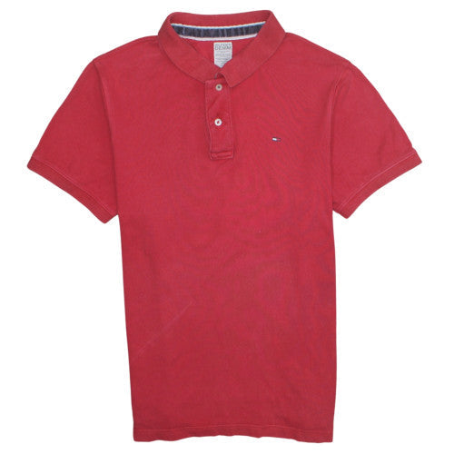 Hilfiger Denim Men's Red Cotton Polo Shirt XL Classic Fit