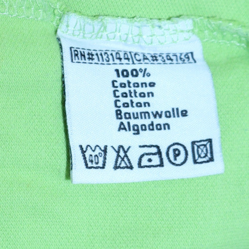 Kappa Mens Green XL Short Sleeve Cotton Polo Shirt