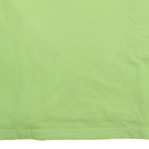 Kappa Mens Green XL Short Sleeve Cotton Polo Shirt