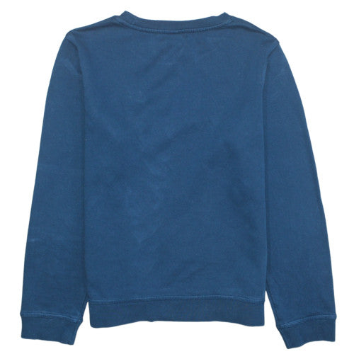Nike Blue Teens Pullover Crew Neck Sweatshirt L Regular Fit