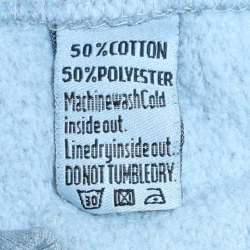 Superdry Men's Grey Pullover Hoodie M Graphic Logo Sweatshirt