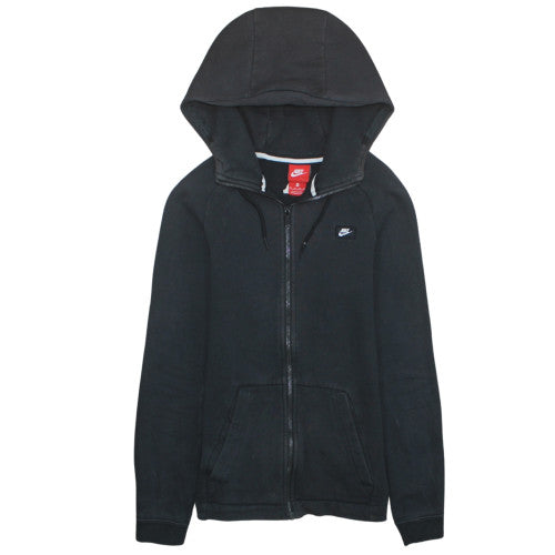 Nike Men's Black XS Full Zip Hoodie Cotton Blend Sweatshirt
