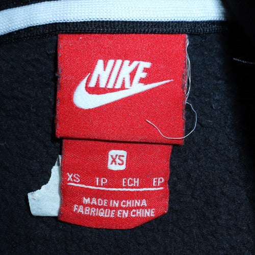 Nike Men's Black XS Full Zip Hoodie Cotton Blend Sweatshirt