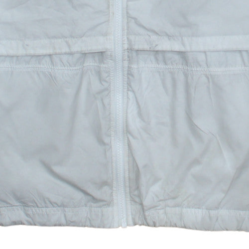 Nike Men's White Full Zip Lightweight Hooded Sports Jacket L