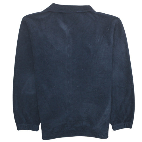 Kappa Men's Black Full Zip Fleece Sweatshirt M Regular Fit