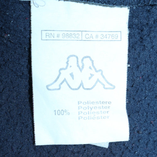 Kappa Men's Black Full Zip Fleece Sweatshirt M Regular Fit