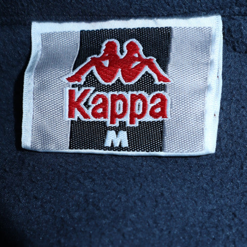Kappa Men's Black Full Zip Fleece Sweatshirt M Regular Fit