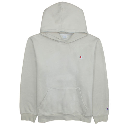 Champion Men's Beige XL Pullover Hoodie Fleece Sportswear