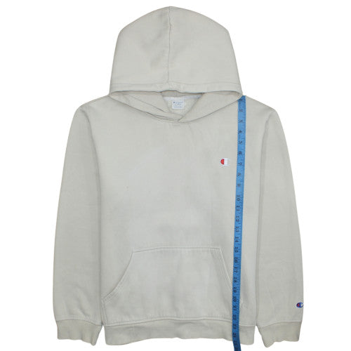 Champion Men's Beige XL Pullover Hoodie Fleece Sportswear