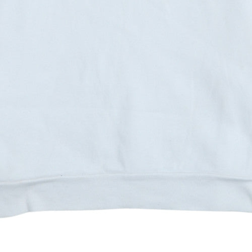 Calvin Klein Jeans Men's White Logo Pullover Sweatshirt M