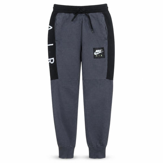 Front view of Nike Men's Grey Jogger Fleece Sweatpants Tapered Fit M