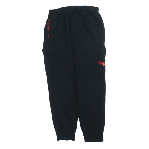 Nike Teens Black Fleece Jogger Activewear Trousers L