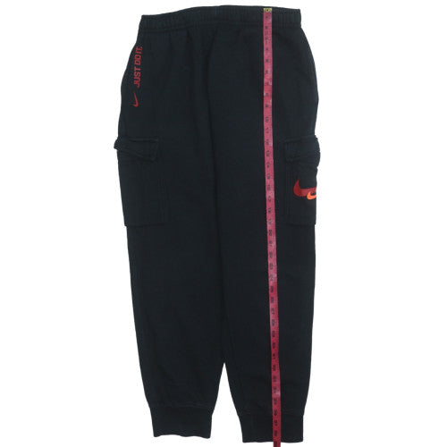 Nike Teens Black Fleece Jogger Activewear Trousers L