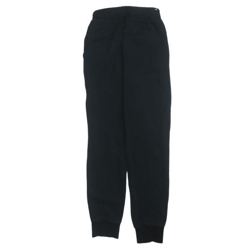 Puma Men's Black XS Jogger Sweatpants Fleece Elastic Waist Trousers