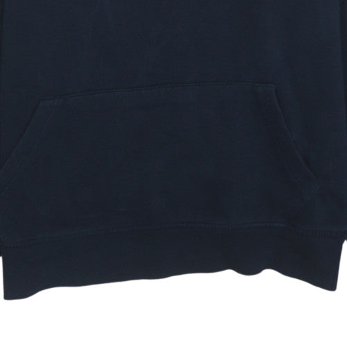 Tommy Hilfiger Men's Blue Pullover Hoodie Size M Embroidered Logo
