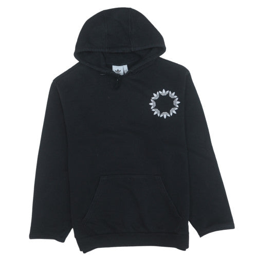 Adidas Men's Black Pullover Hoodie Medium Graphic Sportswear