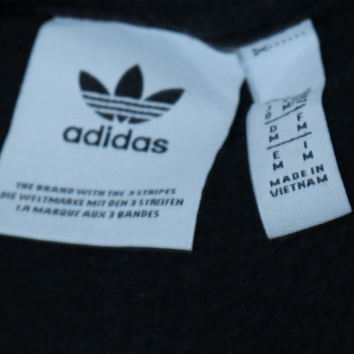 Adidas Men's Black Pullover Hoodie Medium Graphic Sportswear