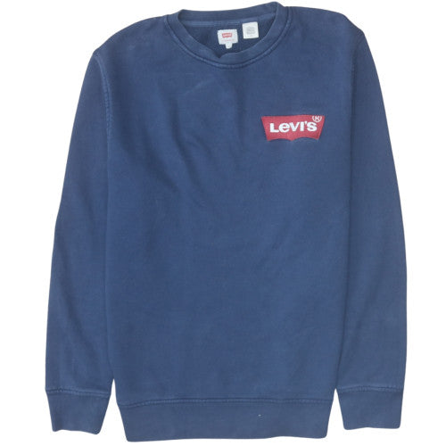 Levi's Men's Blue Crew Neck Pullover Sweatshirt Size M