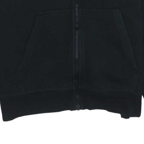 Nike Men's Black Full Zip Hoodie L Fleece Sportswear