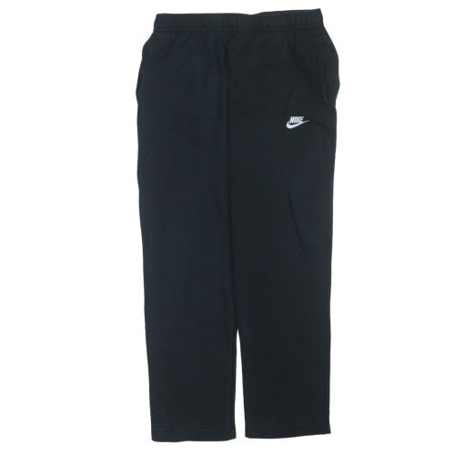 Nike Men’s Black Fleece Sweatpants M Elastic Waist Activewear