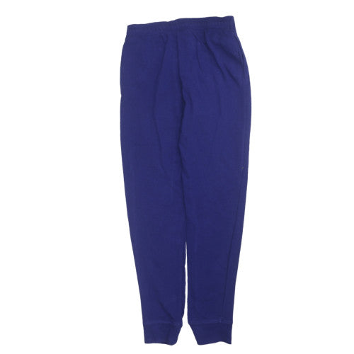 Under Armour Womens Blue Jogger Sweatpants Size 158cm Cotton Blend