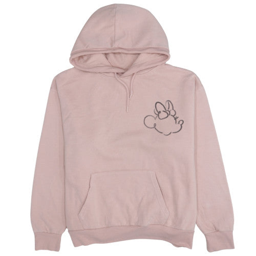 Disney Women Pink Minnie Mouse Pullover Hoodie XL