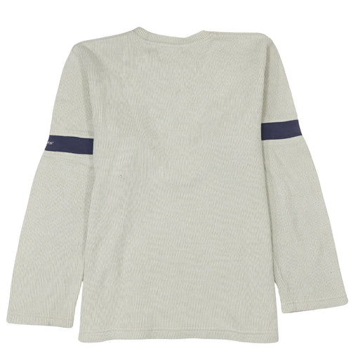 Kickers Men's Beige Long Sleeve Crew Neck Pullover Sweatshirt M
