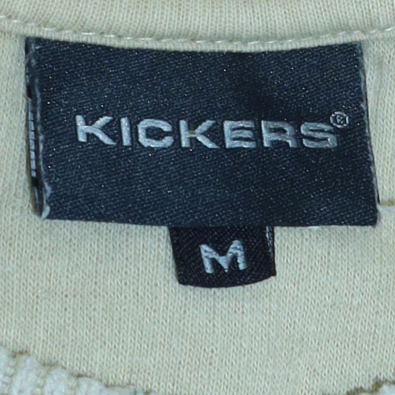 Kickers Men's Beige Long Sleeve Crew Neck Pullover Sweatshirt M