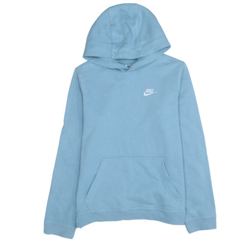 Nike Womens Blue Pullover Hoodie XL Relaxed Fit Casual Sweatshirt