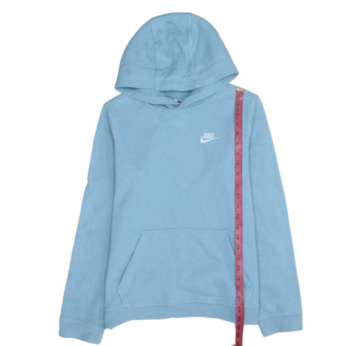 Nike Womens Blue Pullover Hoodie XL Relaxed Fit Casual Sweatshirt