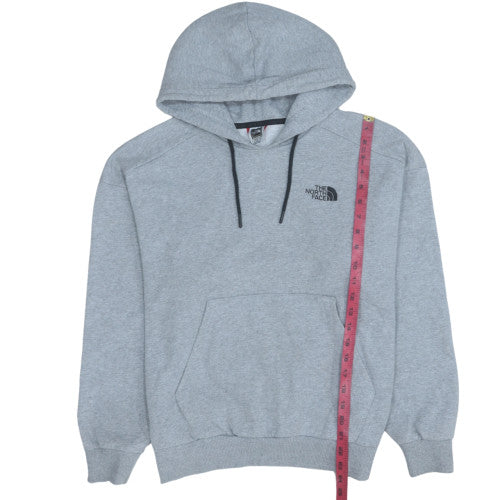 The North Face Womens Grey Pullover Hoodie L Graphic Fleece