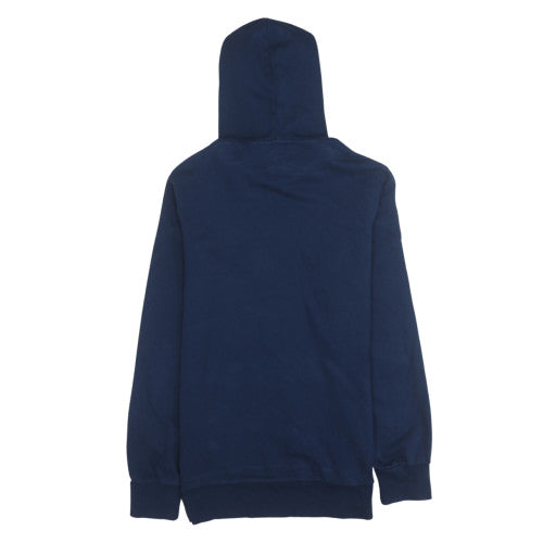 Levi's Mens Blue Logo Pullover Hoodie Size M Fleece Sweatshirt