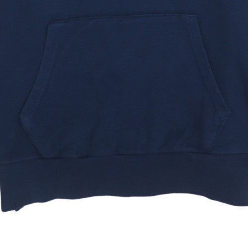 Levi's Mens Blue Logo Pullover Hoodie Size M Fleece Sweatshirt