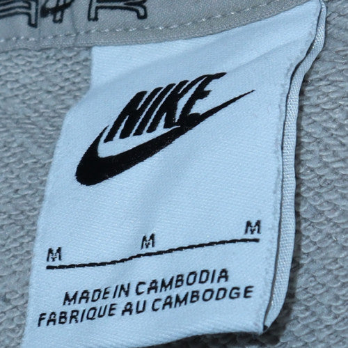 Nike Men's Grey AIR Pullover Hoodie Size M Regular Fit Fleece