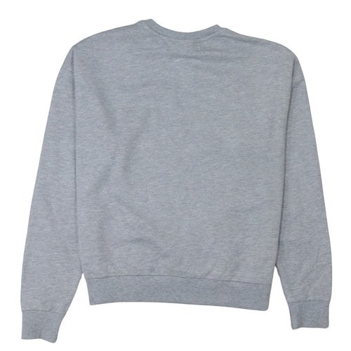 Disney Womens Grey Stitch Sweatshirt Size S Crew Neck Pullover