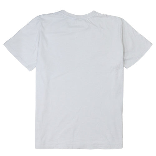 Superdry Men White Cotton Crew Neck Graphic Print T-Shirt Size L