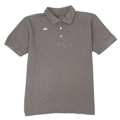 Kappa Men’s Brown Cotton Short Sleeve Polo Shirt Size L