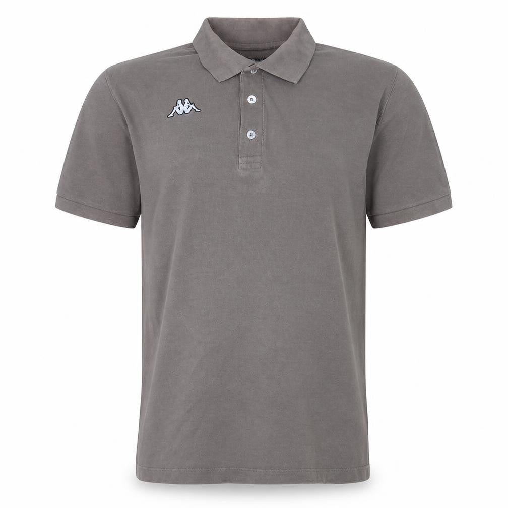 Kappa Men’s Brown Cotton Short Sleeve Polo Shirt Size L