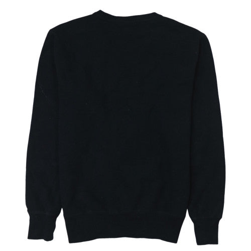 Ellesse Men's Black Crew Neck Pullover Sweatshirt M
