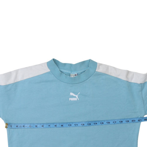 Puma Men's Blue Logo Pullover Sweatshirt Size S