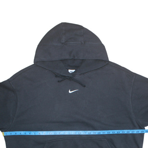 Nike Men's Black 2XL Pullover Hoodie with Logo Pocket
