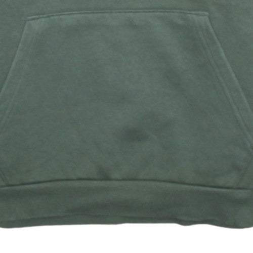 Puma Men’s Green Pullover Hoodie Small Regular Fit Cotton Blend