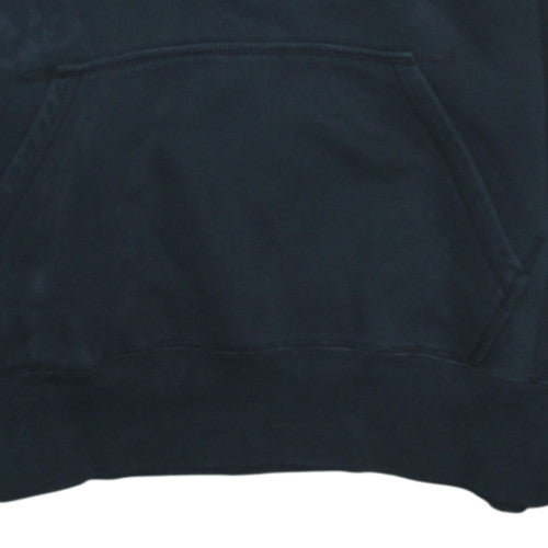 Nike Men Black Pullover Hoodie M Fleece Sports Embroidered