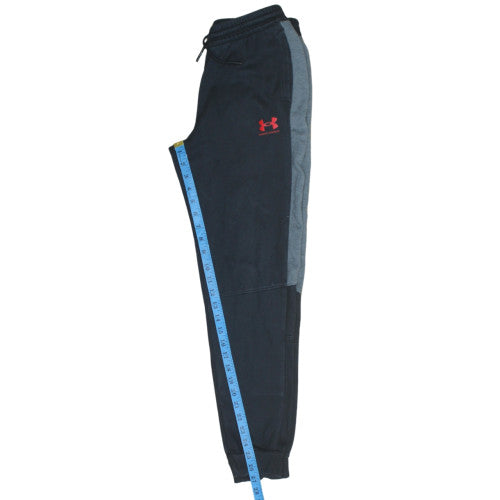 Under Armour Teens Black Jogger Trousers Size 158 Fleece Lined
