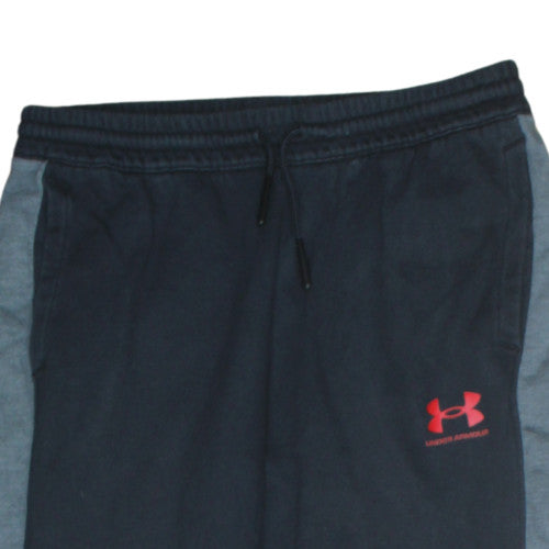 Under Armour Teens Black Jogger Trousers Size 158 Fleece Lined